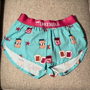 Chicknlegs Women's PB&J 1.5" Split Shorts